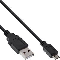 InLine S-31710 USB Kabel 1 m USB 2.0 USB A Micro-USB B Schwarz