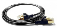 Wantec 7618 Netzwerkkabel Anthrazit 1 m Cat6a F/UTP (FTP)