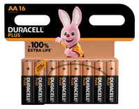 Duracell Plus 100 Egyszer használatos elem AA Lúgos