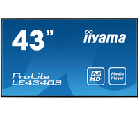 iiyama LE4340S-B3 signage display Płaski panel Digital Signage 109,2 cm (43") LED 350 cd/m² Full HD Czarny 16/7