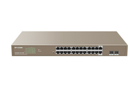 IP-COM Networks G3326P-24-410W hálózati kapcsoló Vezérelt L2 Gigabit Ethernet (10/100/1000) Ethernet-áramellátás (PoE) támogatása Szürke