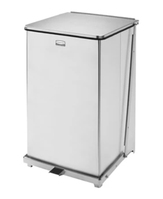 Rubbermaid FGST40SSPL trash can 94.6 L Rectangular Metal Stainless steel