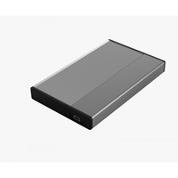 3GO HDD25GY21 caja para disco duro externo Caja de disco duro (HDD) Gris 2.5"