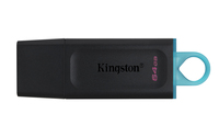 Kingston Technology DataTraveler Exodia USB flash meghajtó 64 GB USB A típus 3.2 Gen 1 (3.1 Gen 1) Fekete, Türkizkék