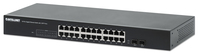 Intellinet 24-Port Gigabit Ethernet Switch with 2 SFP Ports, 24 x 10/100/1000 Mbps RJ45 Ports + 2x SFP, IEEE 802.3az, 19" Rackmount