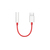 OnePlus TC01W cavo per cellulare Rosso 0,09 m USB C 3.5mm