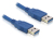 DeLOCK 0.5m USB 3.0 USB kábel 0,5 M USB 3.2 Gen 1 (3.1 Gen 1) USB A Kék