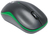 Manhattan Success Wireless Mouse, Black/Green, 1000dpi, 2.4Ghz (up to 10m), USB, Optical, Three Button with Scroll Wheel, USB micro receiver, AA battery (included), Low friction...