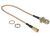 DeLOCK 13024 coax-kabel RG-316 0,25 m F SMB Bruin
