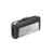 SanDisk Drive USB Ganda Ultra Tipe-C 256 GB unidad flash USB USB Type-A / USB Type-C 3.2 Gen 1 (3.1 Gen 1) Gris, Plata