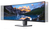 DELL U4919DW számítógép monitor 124,5 cm (49") 5120 x 1440 pixelek UltraWide Dual Quad HD LED Fekete, Ezüst