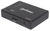 Manhattan 4K Kompakter 3-Port HDMI-Switch, 4K@60Hz, Stromversorgung über Netzteil, Fernbedienung, schwarz