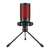 Savio wired gaming microphone with backlight tripod USB SONAR PRO Noir, Rouge Microphone de console de jeu