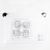 Silwy PI00-14GW-2 Montageband & -etikett Montagepad