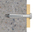Fischer 522948 tornillo de anclaje y taco 100 pieza(s) Juego de enchufes de pared y tornillos 35 mm