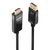 Lindy 40924 video kabel adapter 0,5 m DisplayPort HDMI Type A (Standaard) Zwart