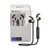 Qoltec 50842 hoofdtelefoon/headset Hoofdtelefoons Draadloos oorhaak Oproepen/muziek Micro-USB Bluetooth Zwart, Goud