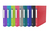 Oxford 400105140 classeur à anneaux A4 Noir, Bleu, Vert, Gris, Rose, Violet, Rouge, Turquoise