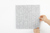 Pinboard-Set, 4-tlg., Filz, hellgrau/ / Maße: 4x 30x30x0,9 cm, dunkelgrau