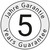 Pictogramm Garantie-Logo, 5 Jahre