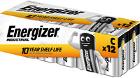 C IND B12 - Energizer Industrial Size C Battery (LR14 MN1400 ID1400) Alkaline - Box of 12