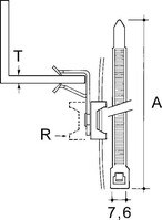 Kabelbefestigung AH1420-CT4