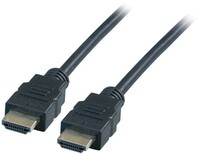 HighSpeed HDMI Kabel A-A 0,5m schwarz K5430SW.0,5