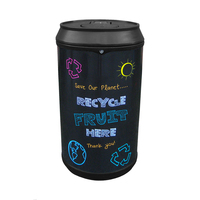 Drinks Can Recycling Bin - 90 Litre - Fruit - Plastic Liner