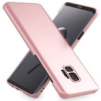 NALIA Case compatible with Samsung Galaxy S9, Smart-Phone Cover Ultra-Thin Matte Hard-Cover Protector Skin, Premium Protective Shockproof Slim Bumper Backcase in Metallic Look R...