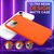Hülle für iPhone 14 - Bunte Neon Silikon Handyhülle Samtig Weich Rutschfest Case Orange