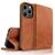 NALIA Genuine Leather Flipcase compatible with iPhone 14 Pro Max Case, Handmade 100% Cowhide Leather Protective Cover with RFID Protection, Card Slots & Stand Function, Premium ...