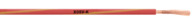 PVC-Schaltlitze, X05V-K, 1,0 mm², gelb/rot, Außen-Ø 2,8 mm