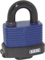 Kasp K13545D Függő lakat 63 mm Különböző időben záródó Kék Kulcsos zár