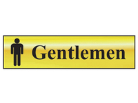 Gentlemen - Polished Brass Effect 200 x 50mm