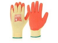 Click Multifunctionele Handschoenen, Latex, Oranje, Medium (doos 10 stuks)