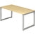 ANNY - Schreibtisch mit Gestell aus Vierkant-Stahlrohr