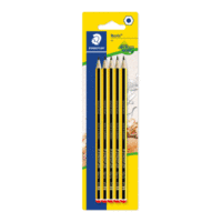 Bleistift Noris 120 HB gelb-schwarz 5 Stück auf Blisterkarte