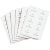 Einsteckschilder 30x60mm 20 Bogen (540 Schilder) weiß