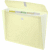 Fächer Klettverschlussmappe 'light' A4 PP 5 Fächer Klettverschluss gelb transluzent