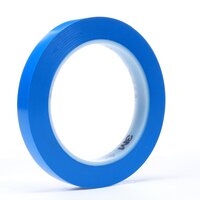 3M™ Weich-PVC-Klebeband 471F, Blau, 9.5 mm x 33 m, 0.14 mm