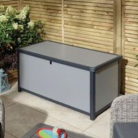 Outdoor plastic storage garden box