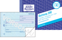 Quittung MwSt. separat ausgewiesen, A6 quer, mit Blaupapier, 2x50 Blatt