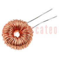Inductor: wire; THT; 470uH; 240mΩ; 3A