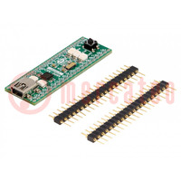 Dev.kit: ARM ST; STM32F051R8T6; pin strips,USB B mini