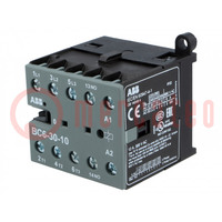 Contactor: 3-pole; NO x3; Auxiliary contacts: NO; 24VDC; 6A; BC6