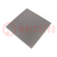 Shielding mat; 240x240x0.5mm; Permeability: 100; self-adhesive