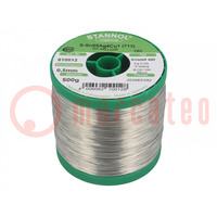 Soldering wire; Sn95,5Ag3,8Cu0,7; 500um; 0.5kg; lead free; reel