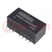 Convertisseur: DC/DC; 2W; Ud'entrée: 18÷36V; Ubase: 5VDC; SIP4