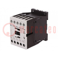 Contactor: 3-pole; NO x3; Auxiliary contacts: NC; 24VDC; 9A; DILM9