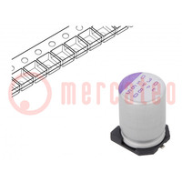 Condensador: de polímero; 68uF; 50VDC; SVPK; SMD; ±20%; -55÷125°C